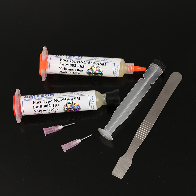 1 Set Solder Flux 10cc Flux NC-559-ASM-UV Solder Paste For Phone LED BGA SMD PGA PCB Repair + Needles Rework Tools Tetuo. 