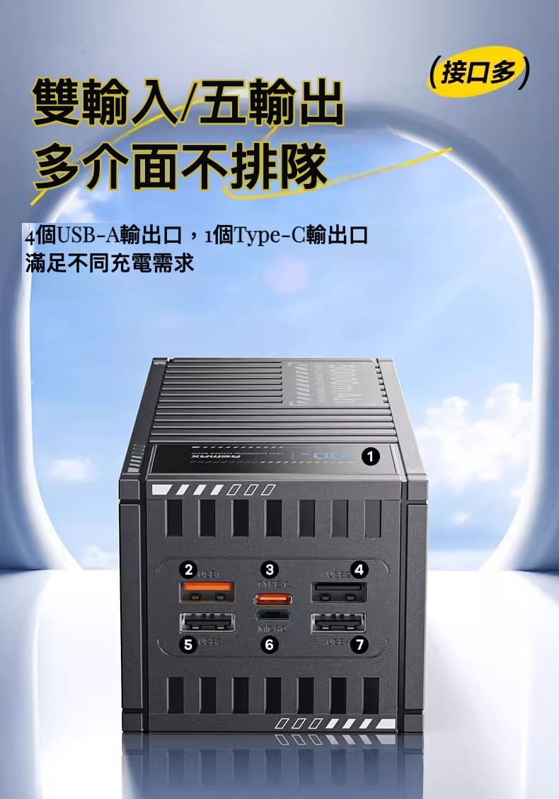 REMAX RPP-161 Container Series 50000mAh PD+QC Power Bank(PD 27W+ QC22.5W) by Dreamy DeaLs. 