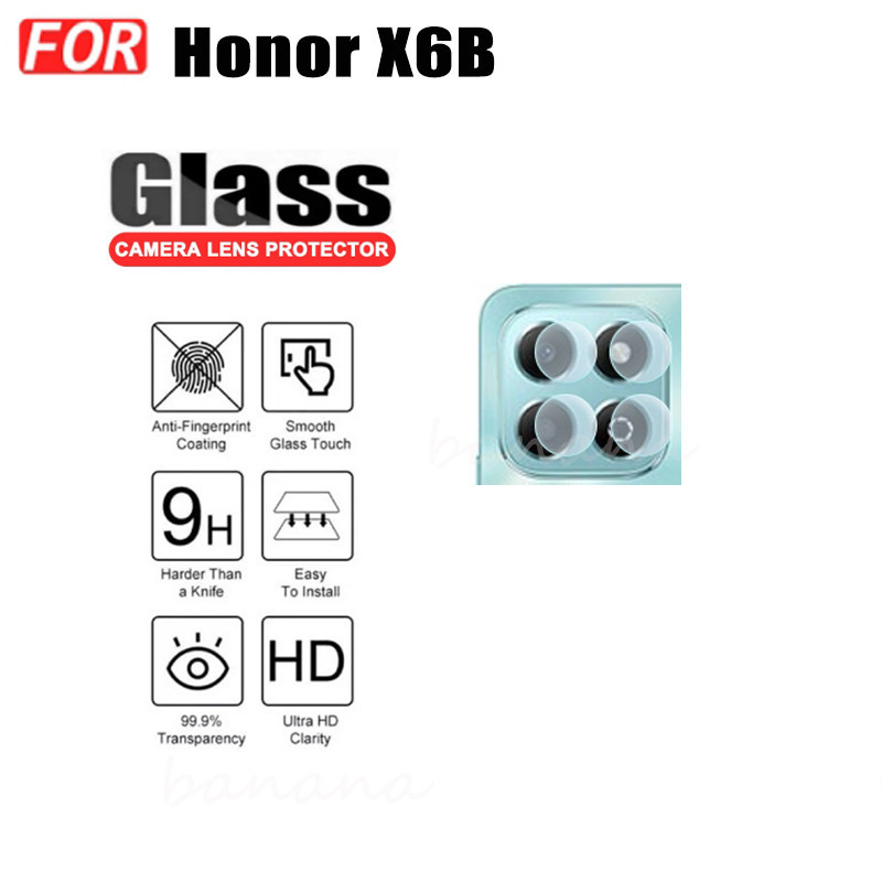 3 IN 1 Honor X6B Anti-fall Mobile Phone Case for Honor X6 B X 6B Tempered Glass Film+lens Film. 