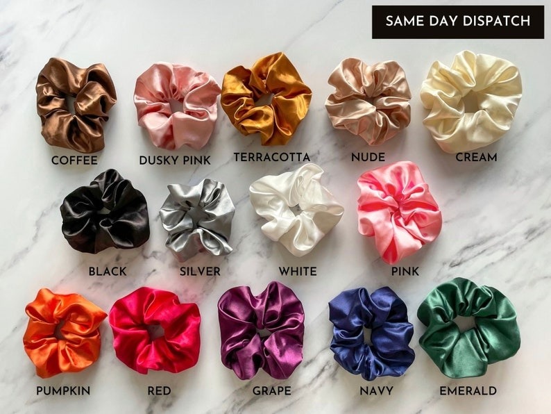 Colorful Mesh Scrunchies Elastic Hair Tie Scrunchie Pack Hair Accessory Ties for Women 2 pcs