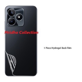 2in1 Back Protector Combo Pack for Realme C53 (RMX3760) (Back Hydrogel Poly Protector+Camera Lens Protector). 