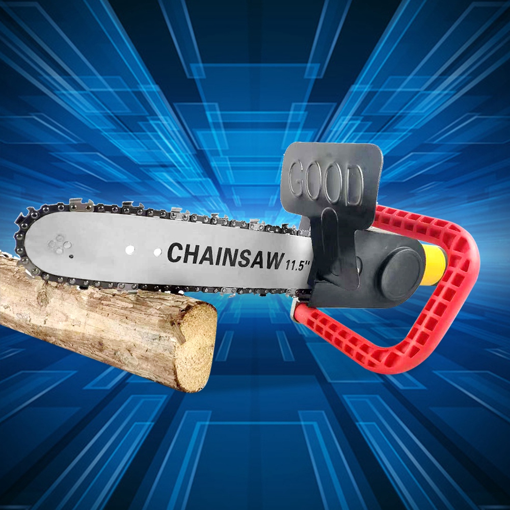 Angle Grinder to Electric Chain Saw Converter Adapter Chain Saw Bracket Set Woodworking Tool. 