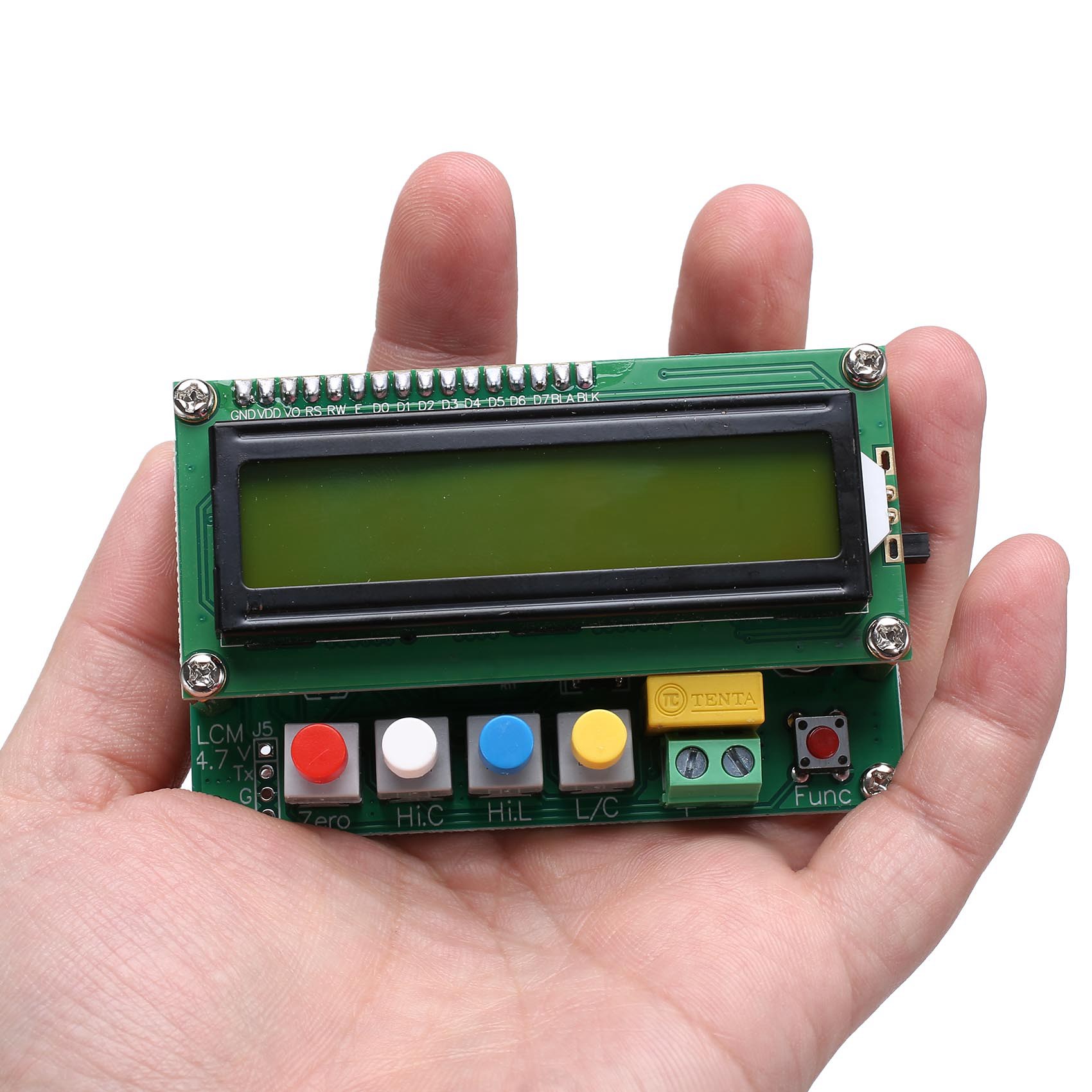 1 Set Inductance Capacitance L/C Meter Full-featured Inductance Capacitance Meter with USB Cable. 