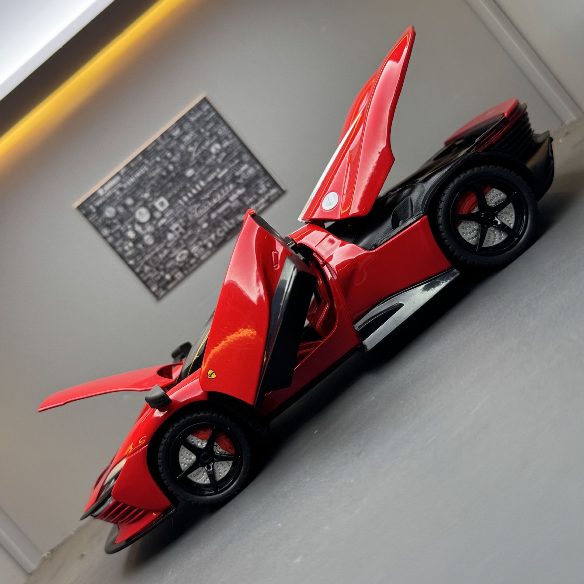 1:24 Ferrari Daytona Sp3 Convertible Die-Cast Vehicles Alloy Model Car Toys For Gift Collection