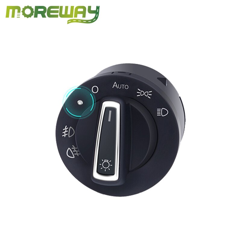Car headlight switch for Volkswagen Golf Jetta MK5 MK6 automatic foglight module for Passat B6 B7 CC light sensor control button-Type D. 