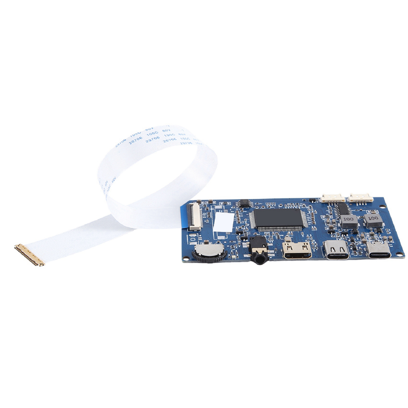 NANLIY 2X LCD Monitor Driver Laptop LCD Driver 30Pin EDP LCD Panel Controller DMI-Compatible TYPE-C LCD Driver 1920X1080