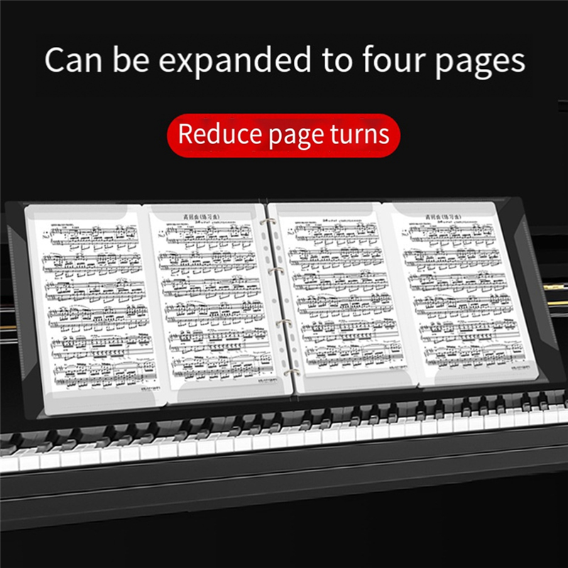 Sheet Music Folder Piano Clip Suitable Choir Folder for Piano Playing and Any Occasion Where Sheet Music is Required. 