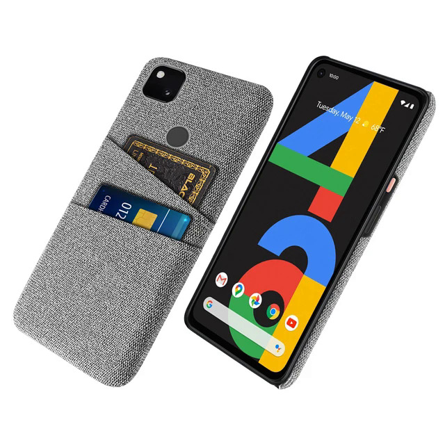 【Healer DingD】For Google Pixel 4A 4G 5A 5G 4XL 5 5XL 6 7 Funda Case For Google Pixel 4 A XL Dual Card Fabric Cloth Luxury Business Cover. 
