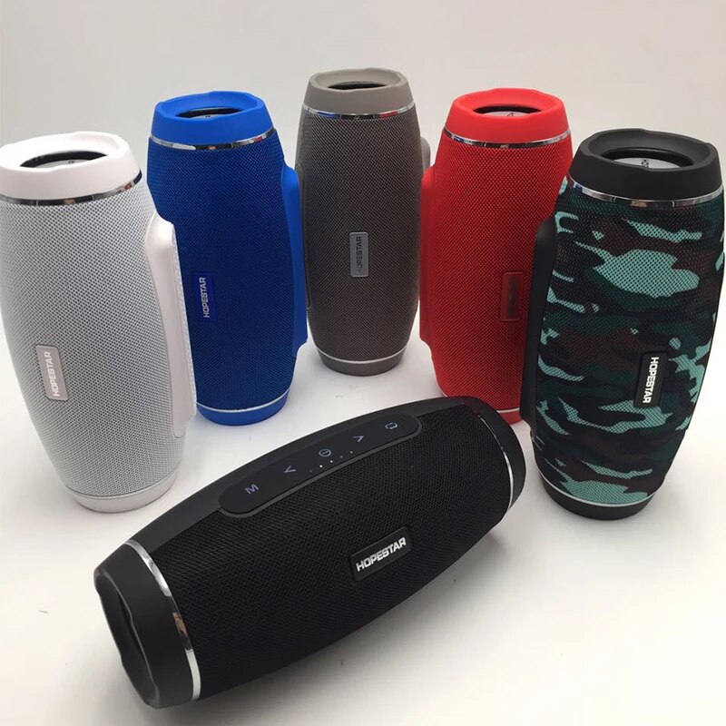 HOPESTAR H27 Rugby Wireless bluetooth speaker stereo soundbar waterproof outdoors Subwoofer Mp3 player tf usb fm mobile charge. 