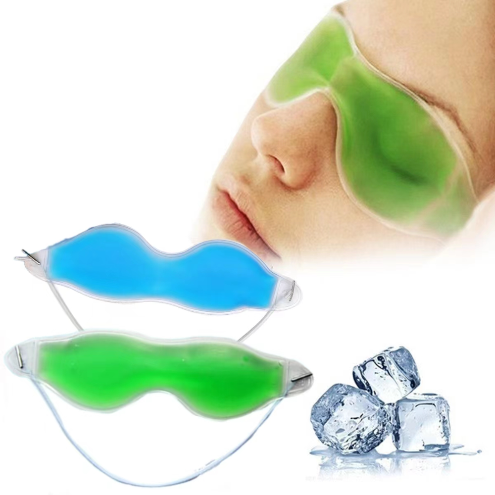 1pcs Gel Eye Mask Sleep Mask Relaxing Tired Eyes and Headache Relief Hot Cold Cooling Gel Eye Mask Ice Bag