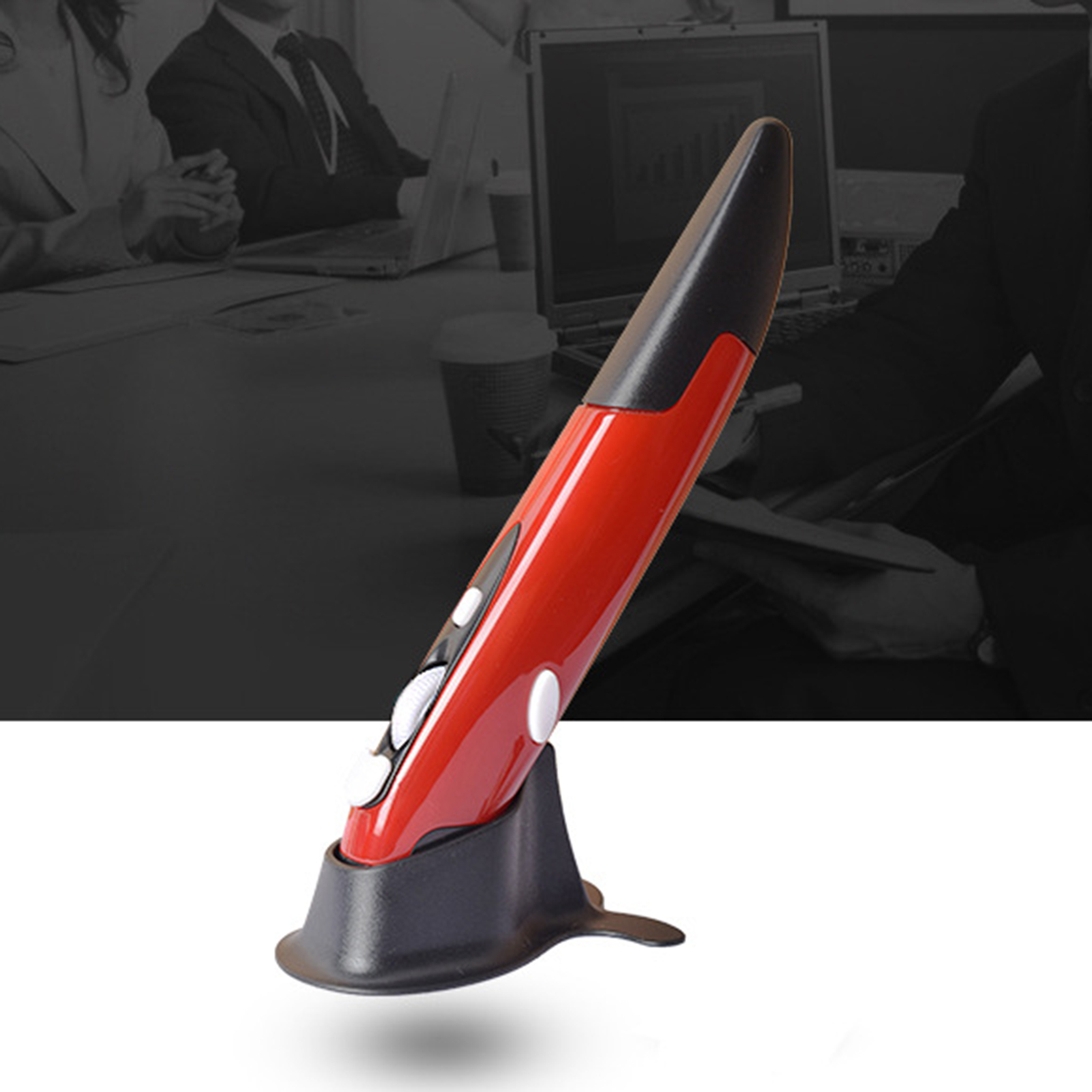 Wireless Pen Mouse Lightweight Vertical Pen-Shaped Stylus Mouse. 