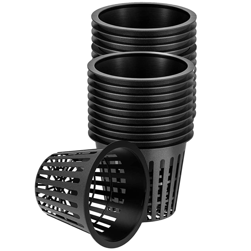 45 Pieces Hydroponic Net Pots, Plastic Net Pot for Garden Balcony Hydroponics and Sless Culture (8Cm). 