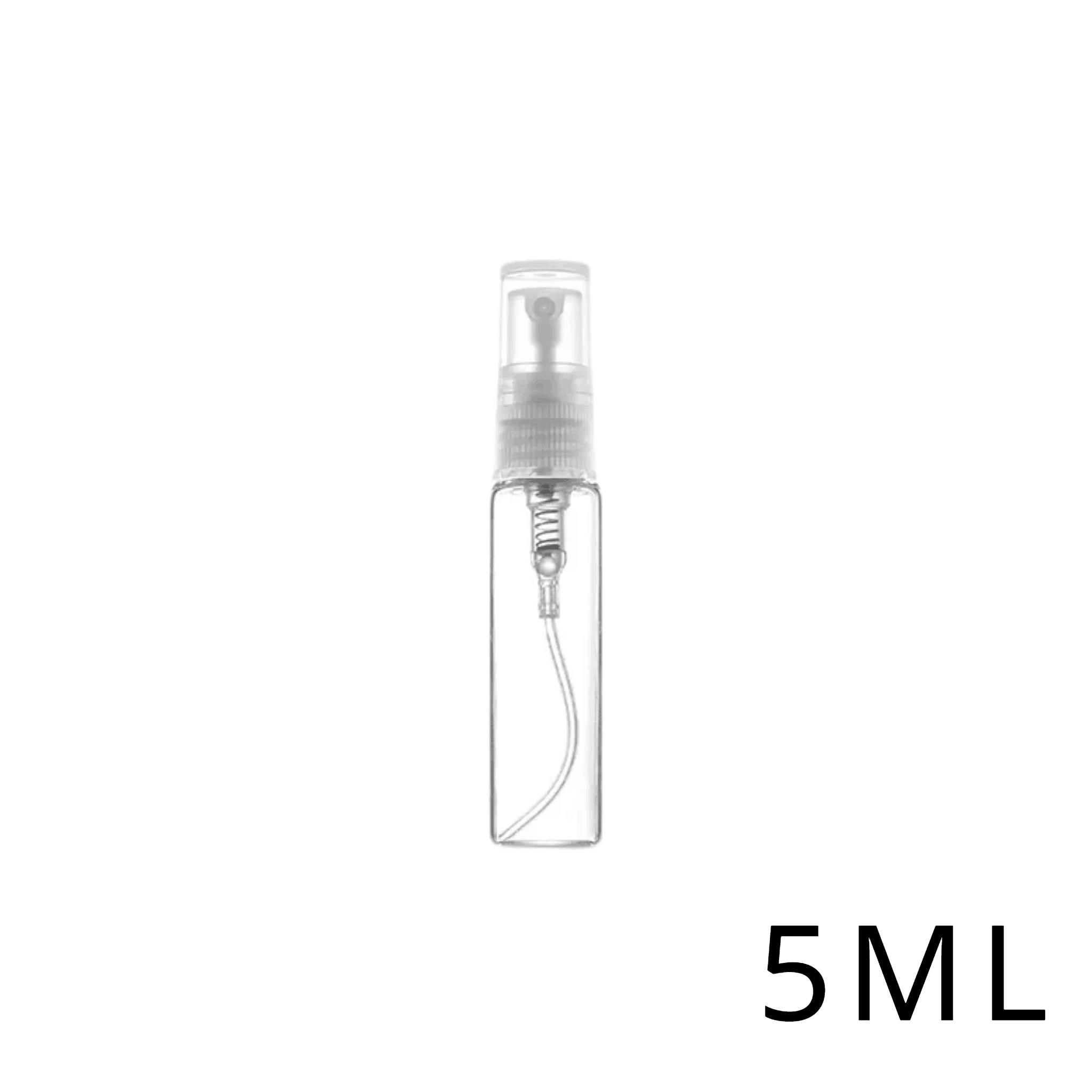 1Pcs 2/3/ 5/10m Mini Glass Bottles with Spray Atomizer Bottle Portable Travel Perfume Refillable Cosmetic Transparent Containers
