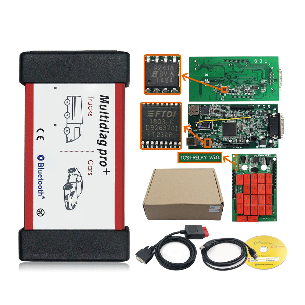 2020.23/2018.R0 OBD2 Diagnostic Tool 2017.R3/2016.R0 With Keygen For TCS Multidiag Pro DS TCS PRO ACTM For OBD Multi Cars Trucks. 