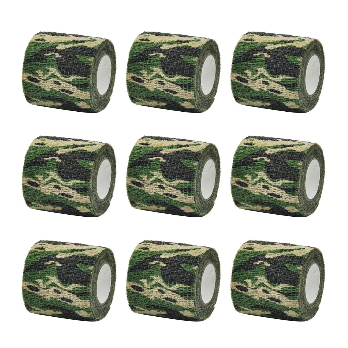 【Xiaofeng】New army Camouflage Elatic Tape elf Adheive port Protector Ankle Knee Finger Bandage. 