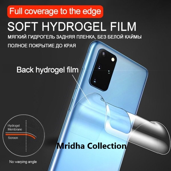 Samsung Galaxy S8 + (S8 Plus) TPU Defense Film Hydrogel Back Poly/TPU Protector Screen Protector Anti-Shutter/High Definition (Back Poly). 