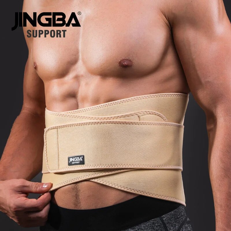 JINGBA SUPPORT Sport Sweat Waist support belt Abdominal waist trimmer Belt Fitness Equipment Sports Safety Back SupportSupports & Braces