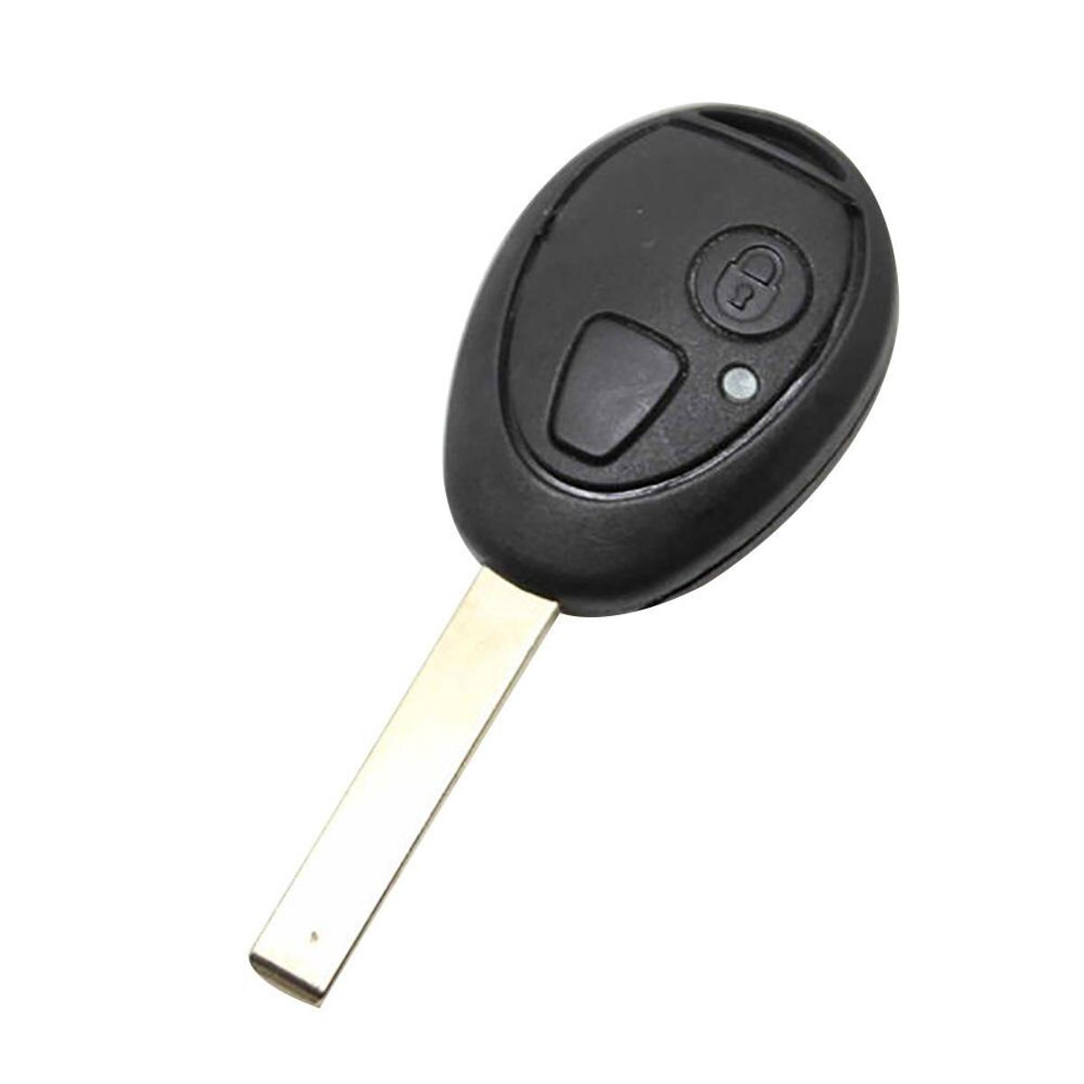 Buttons Remote Car Key Fob Case Shell with Blank Blade for Rover 75 MG ZT Car Key Case