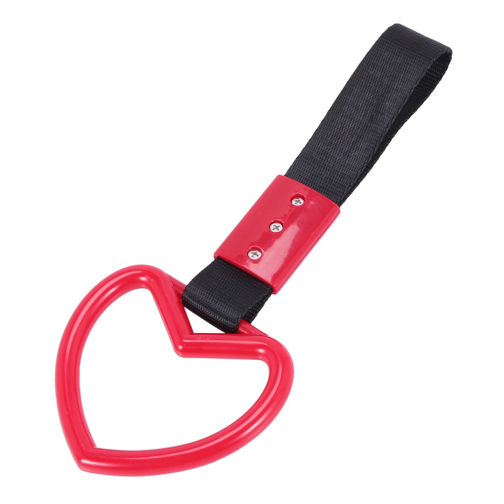 【3C VictoryEagle】2X Heart Tsurikawa for Subway Bus Handle Strap Charm Drift Universal. 
