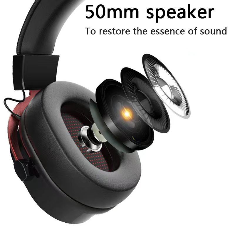 d IOSmsamg one Su mobile phone iPh sequence 2.4G.3 driver range wireless headset with microphone TEKUSHENG G1000 gaming style Bluetooth 5/wireless/wired Androi. 