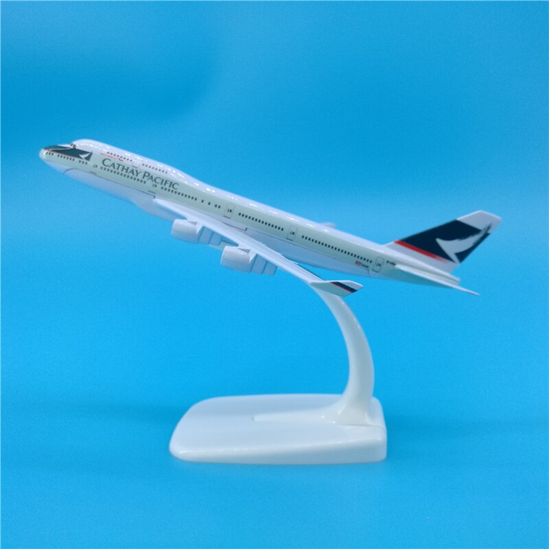 16cm Aircraft Plane Boeing 747 Cathay Pacific Airlines Aircraft Diecast Model 