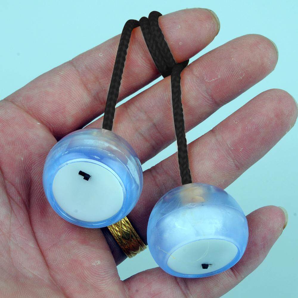 NEW Thumb Chucks Grow In Dark Fidget Ball Toy Finger Extreme Movement Cubes Spinner Anti Stress Anxiety Relief Toys Spinner YOYO(Yellow). 