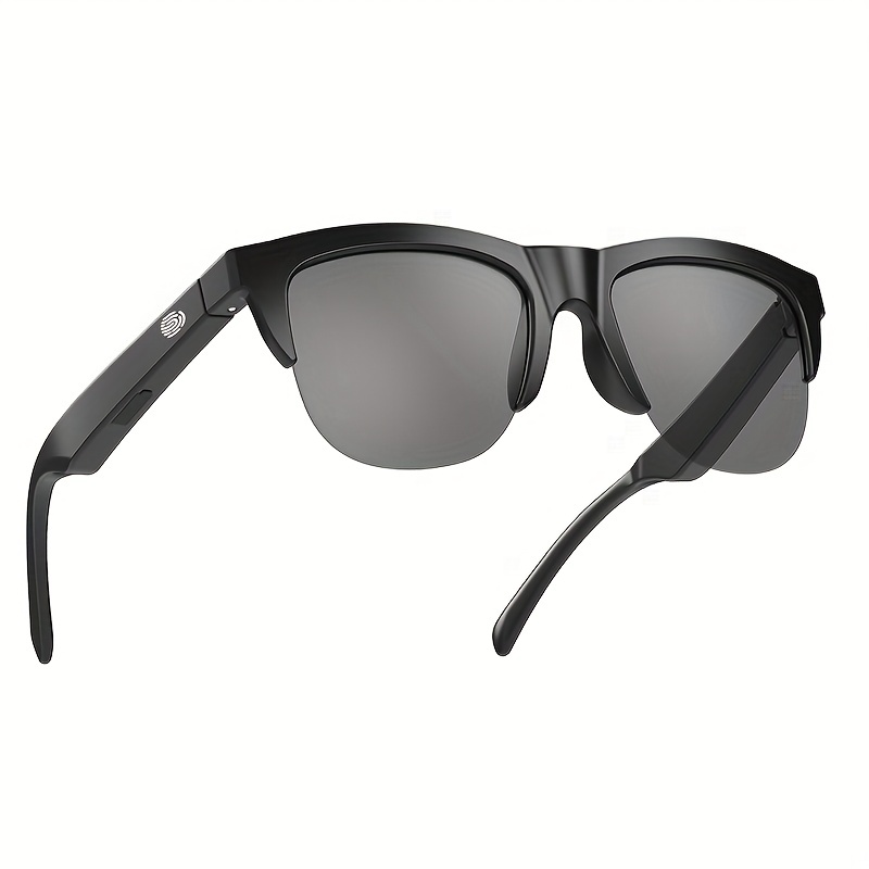Unisex Smart Sunglasses with Hi-Res Audio, HD UV Protection, Wireless Calls & Music, Long Battery Life, Rechargeable, Touchpad Control. 