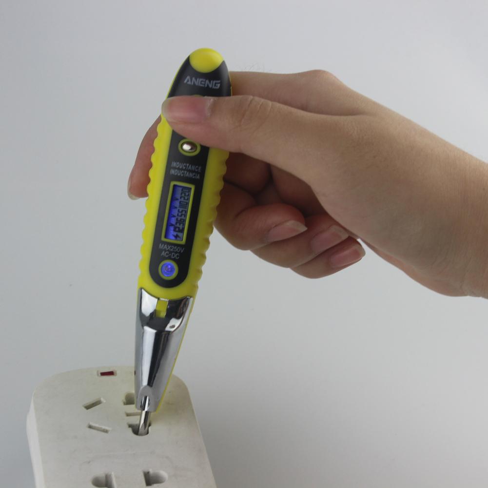 Electric AC/DC Voltage Detector Meter Tester Pen 12V-250V w/ Indicator Lamp. 