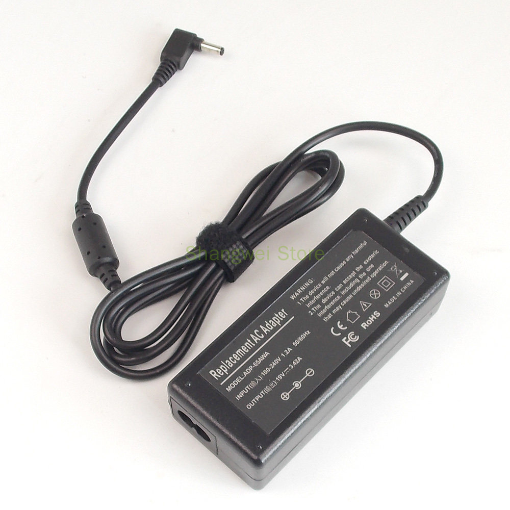 19V 3.42A Notebook Power Adapter Charger for Asus R515LA R515M R515MA-BING-SX569B D553MA-XX191H F302 F302L F302LA A540YA-DM077T. 