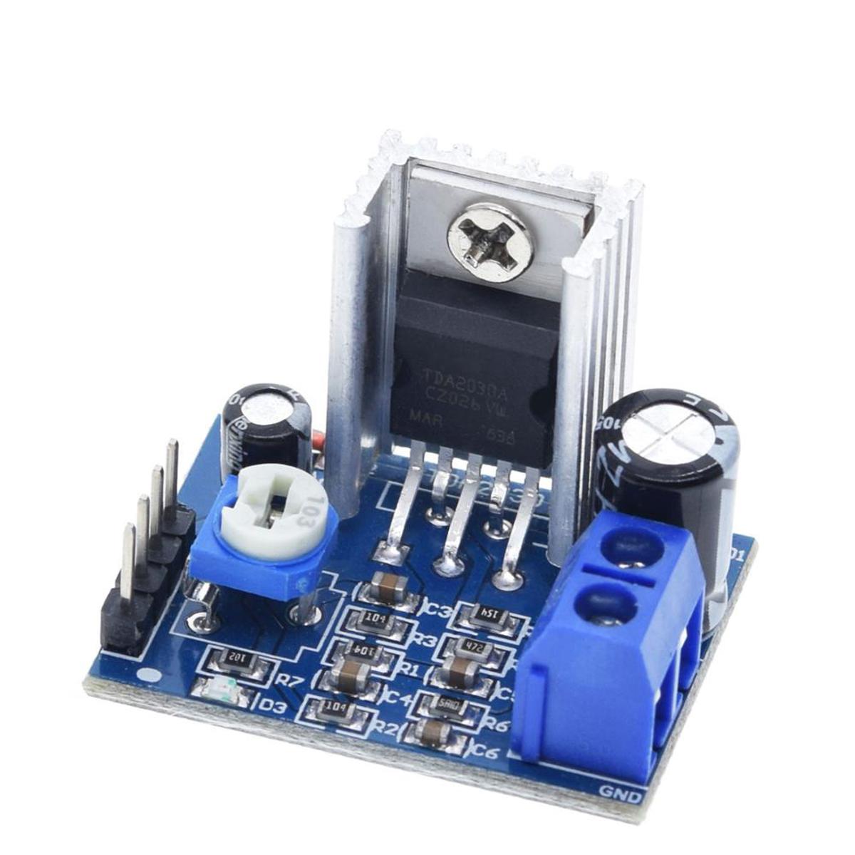 China TDA2030 Power Amplifier Circuit Board Amplifier Board TDA2030A 18W DC 6-12V Subwoofer Audio Amplifier China Board TDA 2030 Single IC