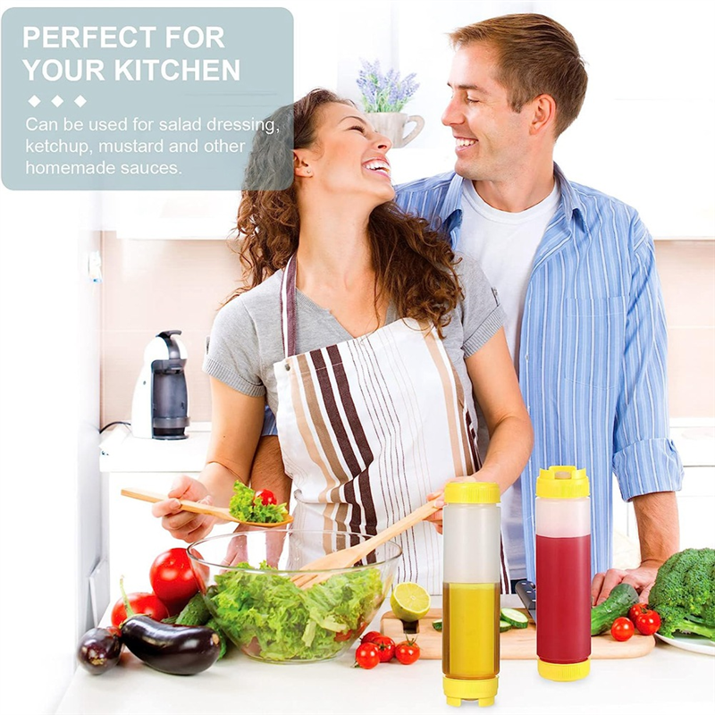 Squeeze Bottle Inverted Plastic Squeeze Bottles Plastic Squeeze Bottle 16Oz Refillable Tip Large Valve Dispenser Condiment for Sauces Ketchup. 