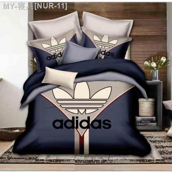 Bedsheet Adidas Bed NEW 2in1 4in1 Cadar Set Branded Luxury LV