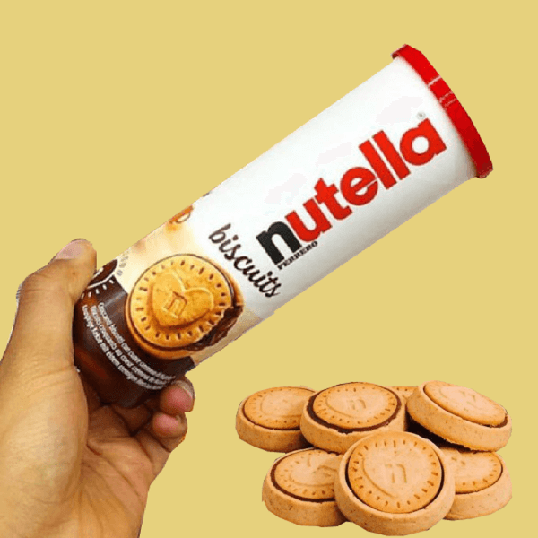 Nutella Biscuits Tube Filed Inside With Nutella Chocolate - 166gm. 