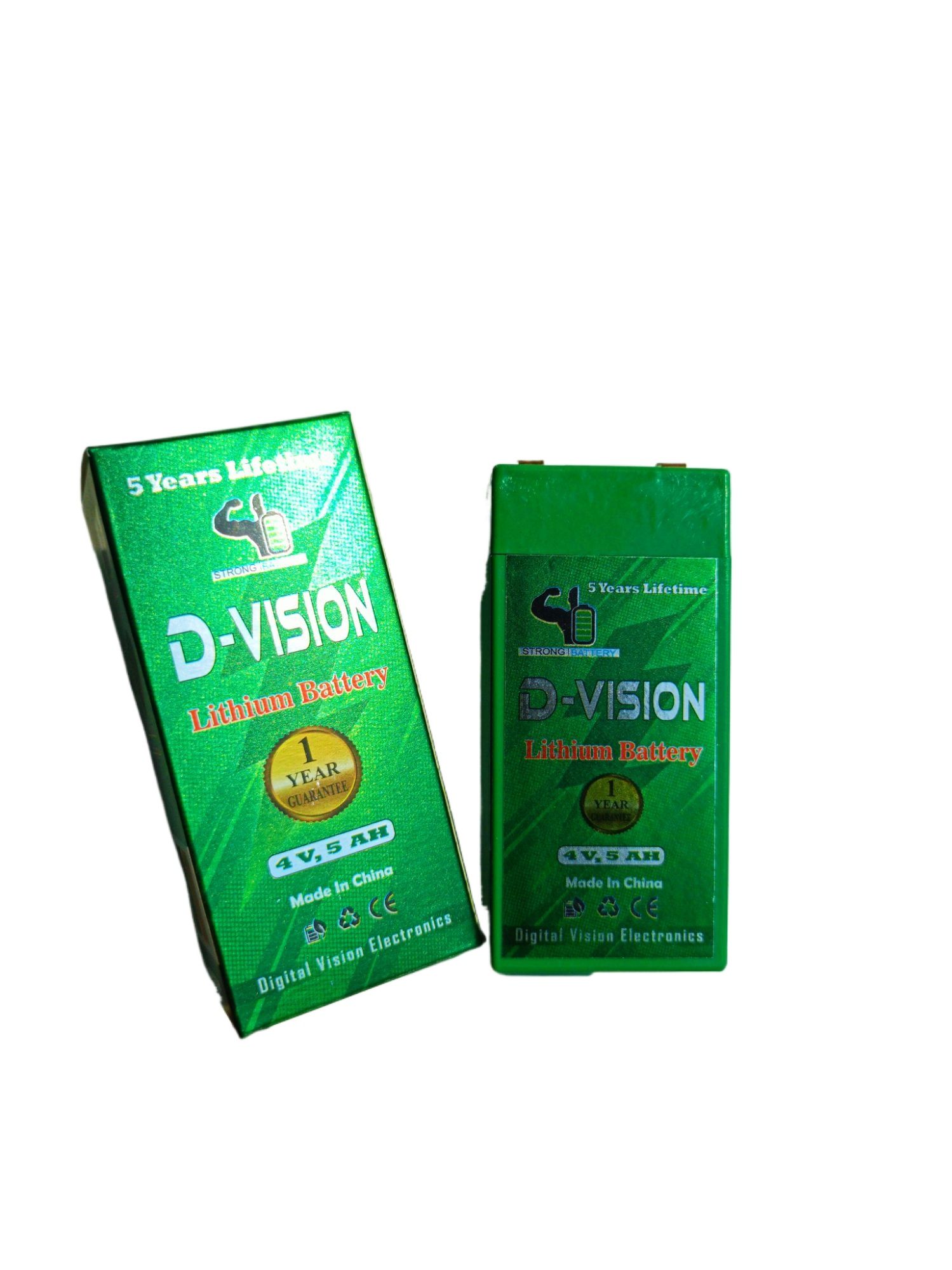 4 Volt 5ah battery D vision Lithium-ion battery. BMS Production with 1 Years Guarantee. 
