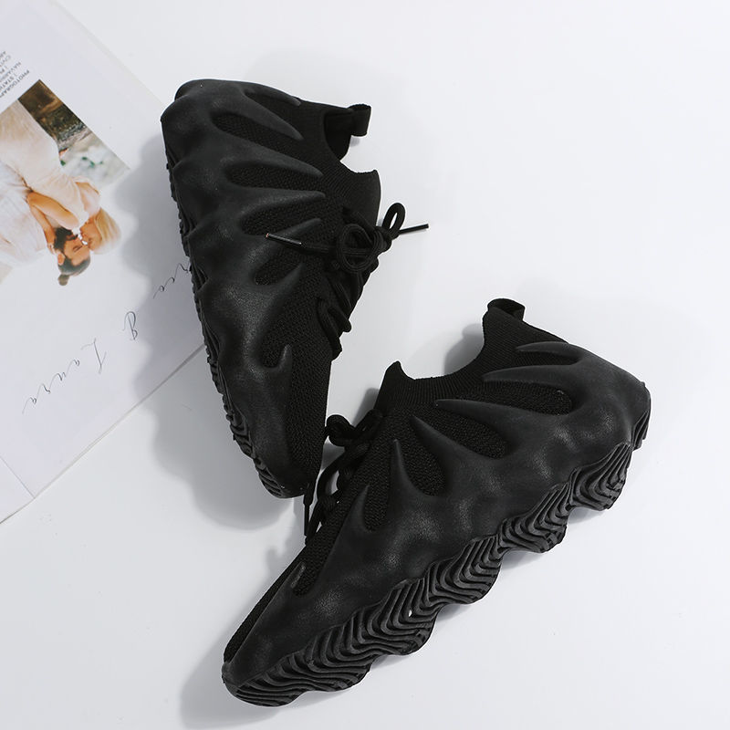 Popular Volcano Shoes Couple Octopus Flying Woven Pumps2023Spring and Summer All-Match Soft Bottom Breathable Sneakers. 