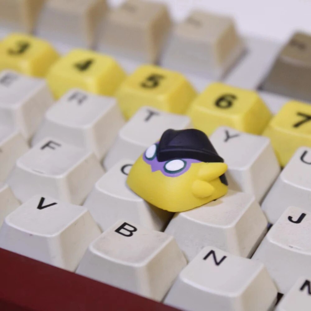 Valorant Keycap Gekko Wingman Anime Keycap Original Resin Keyboard Cap Custom Artisan Key Cap for Mechanical Keyboard Gamer Gift. 
