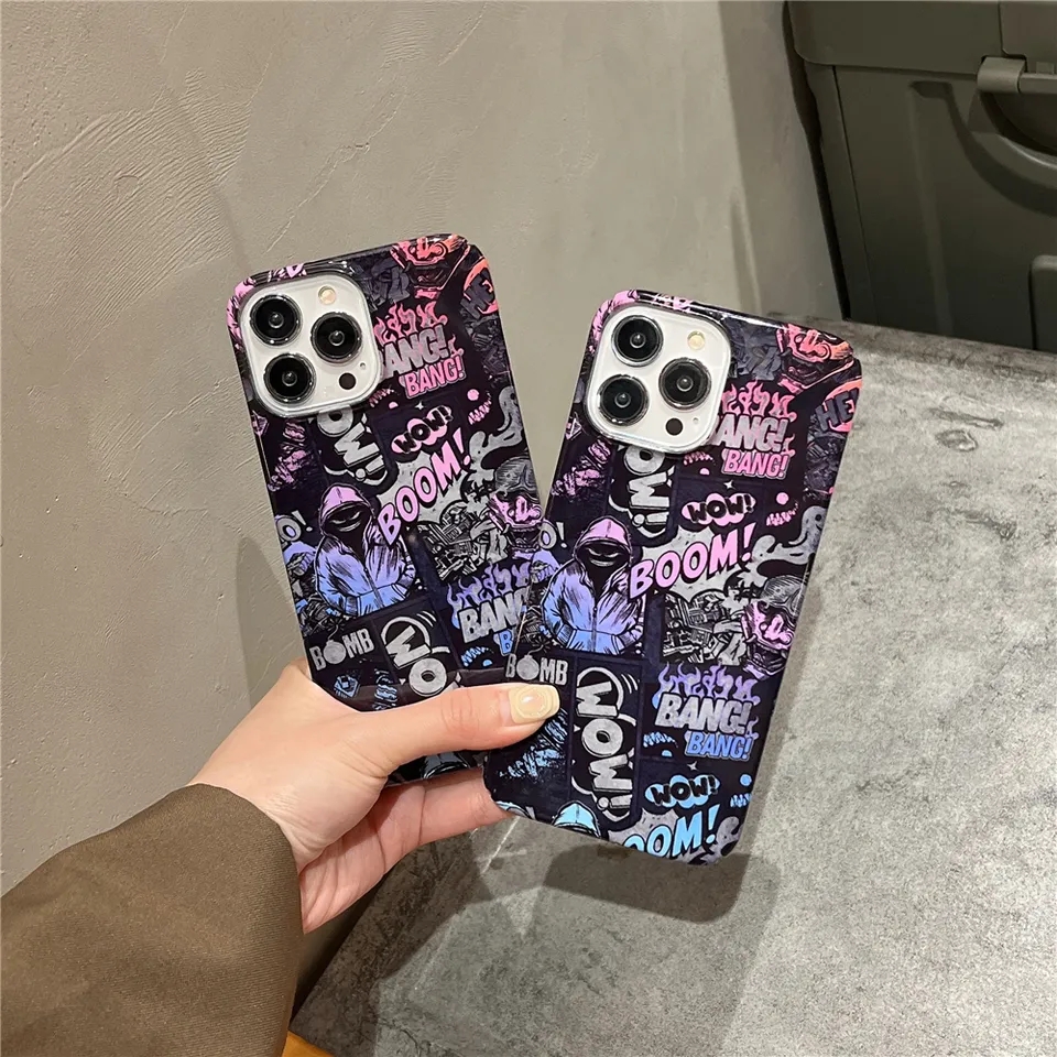 Stylish Graffiti Design Mobile Phone Case for iPhone 13 Pro - Durable and Very Reliable - Infuse Artistic Vibes into Your Everyday Protection (Back Case Cover For Smartphone)