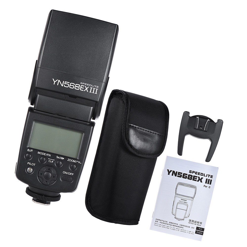 YONGNUO YN568EX III Wireless TTL Master lave Flash peedlite GN58 1/8000s High peed ync upports USB Firmware Upgrade for Canon DSLR Camera. 