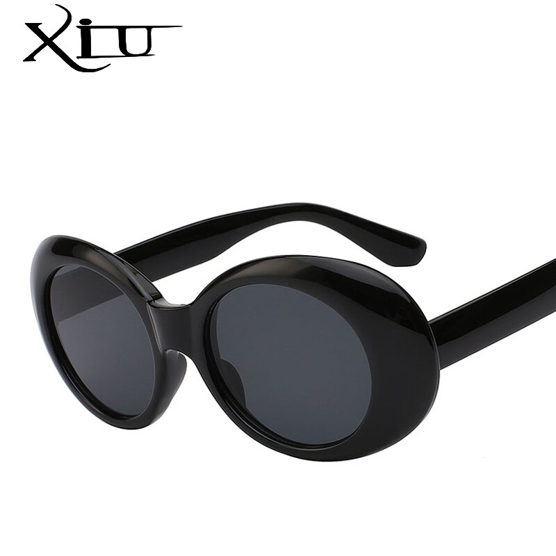 【happy one】Red w blackXIU Vintage Rock Kurt Cobain Sunglasses Women Men Eyewear UV400 Sun Glasses For Women Shades Oculos. 
