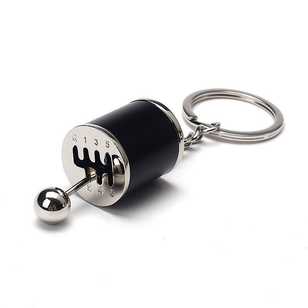 Creative Auto Part Model Gear Shifting Keychain Keyring ADHD Fidget Key Chain Style. 
