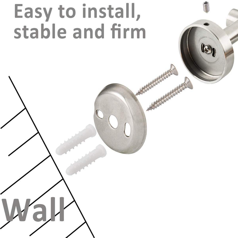 Generic Wall hanging hook, paper rack, towel rack, single pole