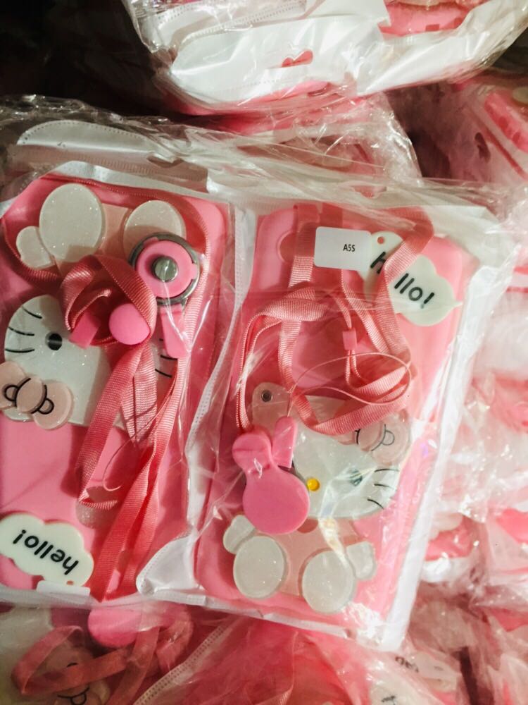 Oppo A3s / A5 / A5s / A7 / A7n / A11k / A12 / A12e / A12s Luxury Hello Kitty Mirror Cute Cartoon Soft Silicone Shockproof Premium Back Cover. 
