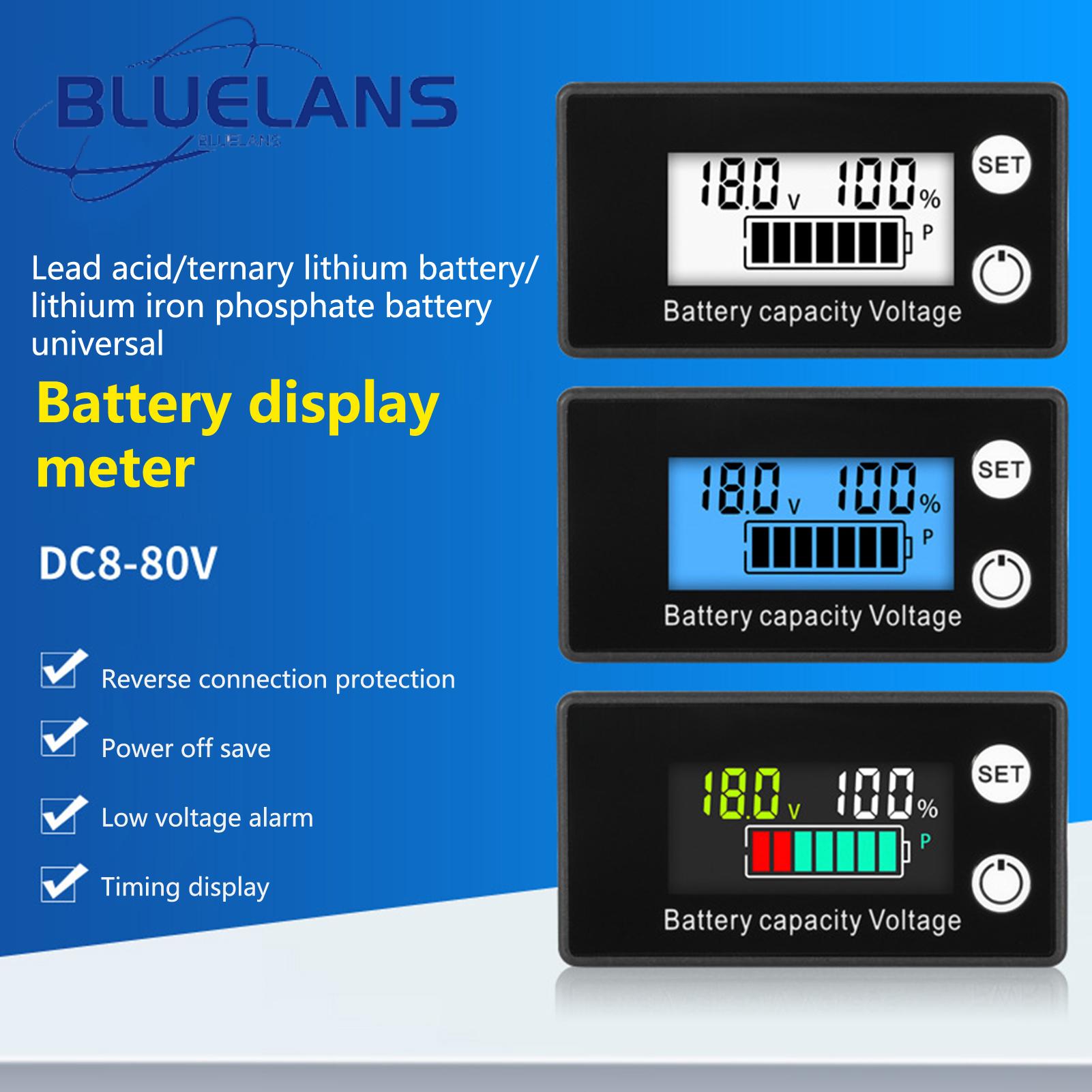 Voltage Meter Panel Calibration Design Two-wire Voltage Gauge Battery Capacity Indicator