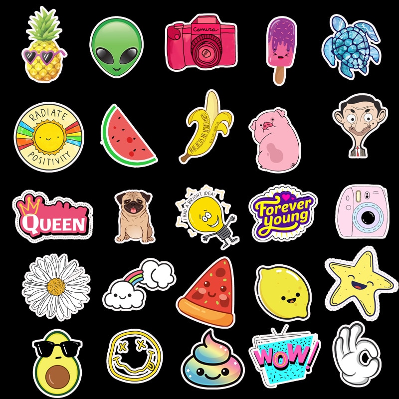 50 PCS Vsco Cartoon Stickers Pack For Kawaii Girl Kids Things Waterproof Rock Stickers On Laptop Fridge Skateboard Suitcase: Buy Online at Best Prices in Bangladesh 50 PCS Vsco Cartoon Stickers Pack For Kawaii Girl Kids Things Waterproof Rock Stickers On Laptop Fridge Skateboard Suitcase: Buy Online at Best Prices in Bangladesh