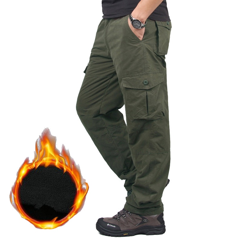 winter cargo pants mens