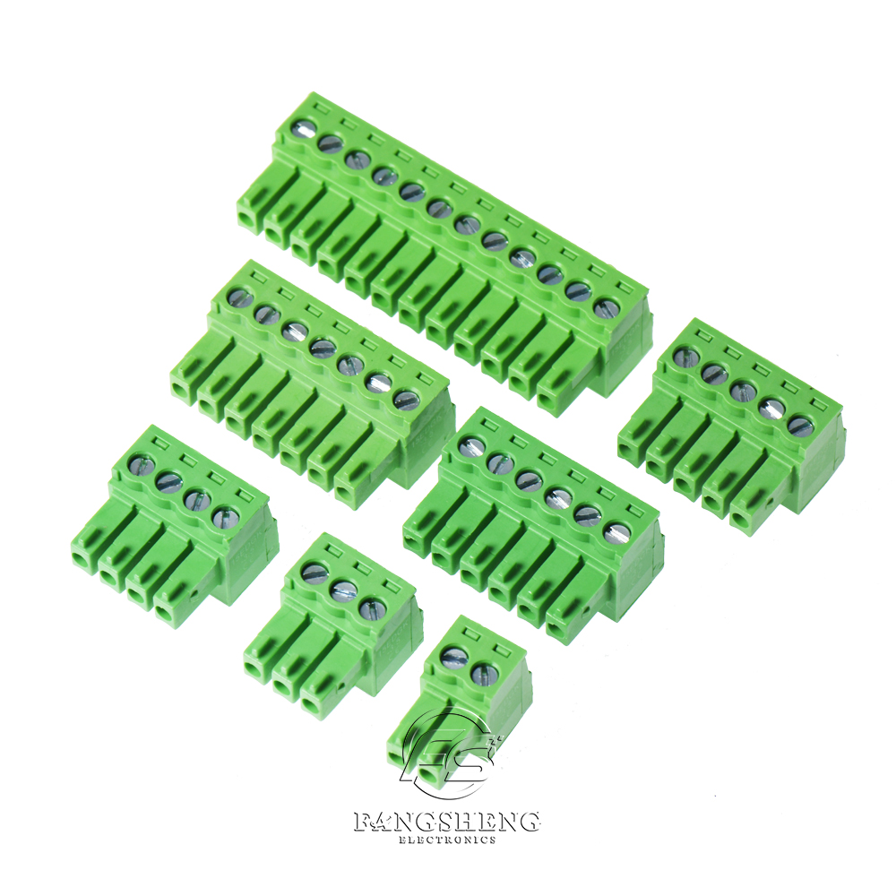 10pcs 15EDG KF2EDGK-3.5mm -2/3/4/5/6/7/8/9/12/18/24P/plug 30eisure time 0V/8A3.5mm spacing plug-in terminal block 15EDG KF2EDG 3.5mm. 