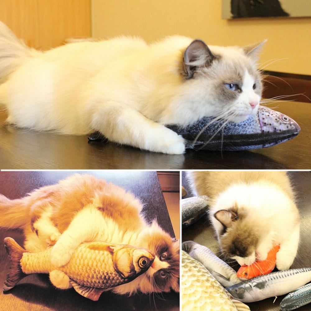 5PCS Catnip Fish Toys for Cat 20Cm Cat Toys Cat Fish Pillow Cat Catnip Toys. 