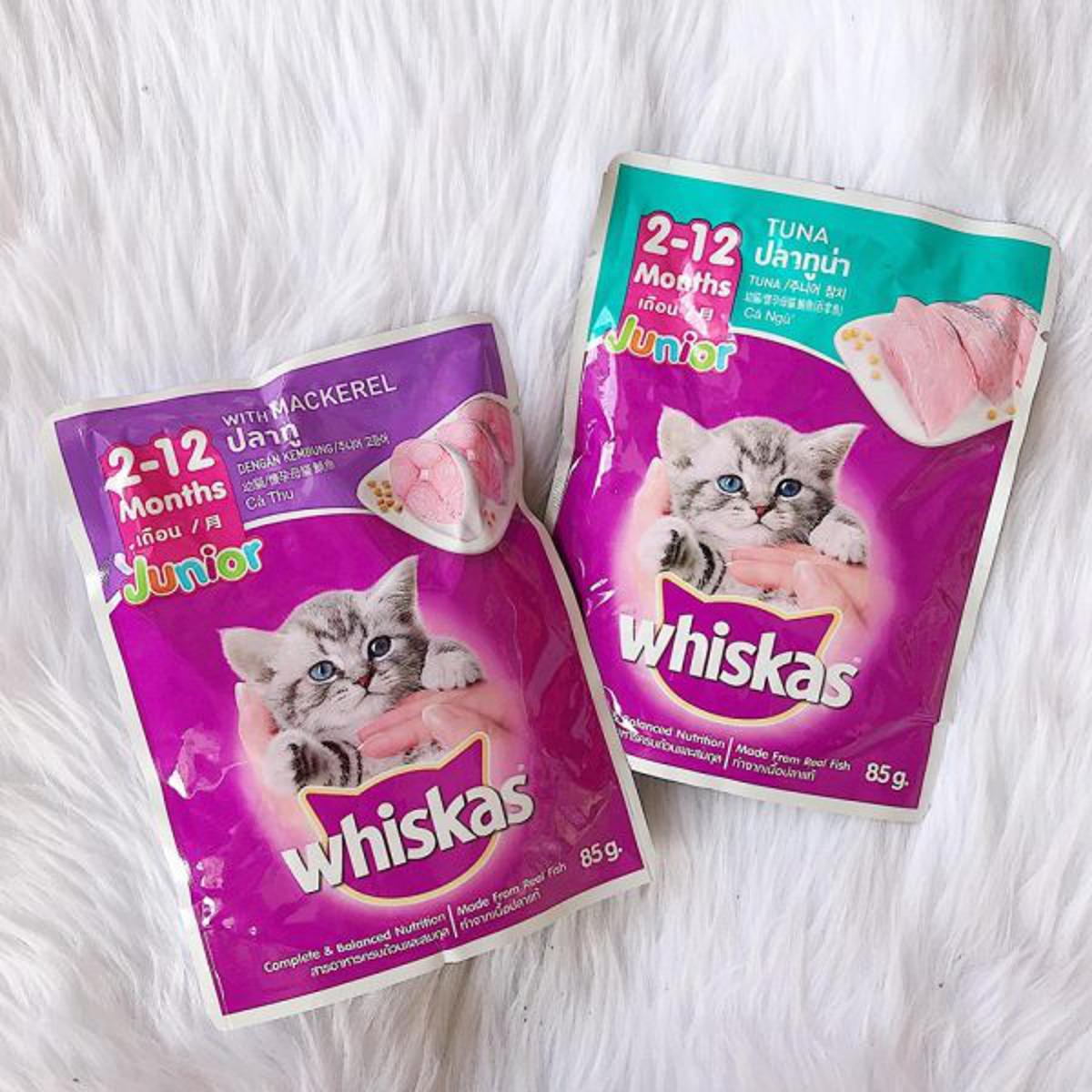 Whiskas junior tuna outlet sachet