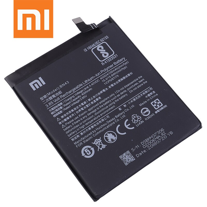 Xiaomi BN43 Battery for Xiaomi Redmi Note 4000mAh