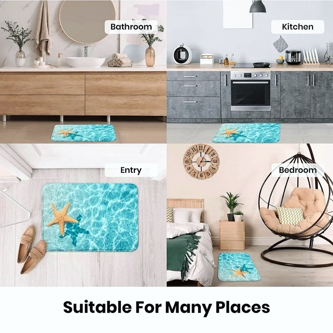 China 3D Door Mat Paposh Doormat Water Absorbent Floor mat 16 * 24 inch anti slip mat Red , Blue , Black , White Indoor mat Room mat Rugs carpet. 